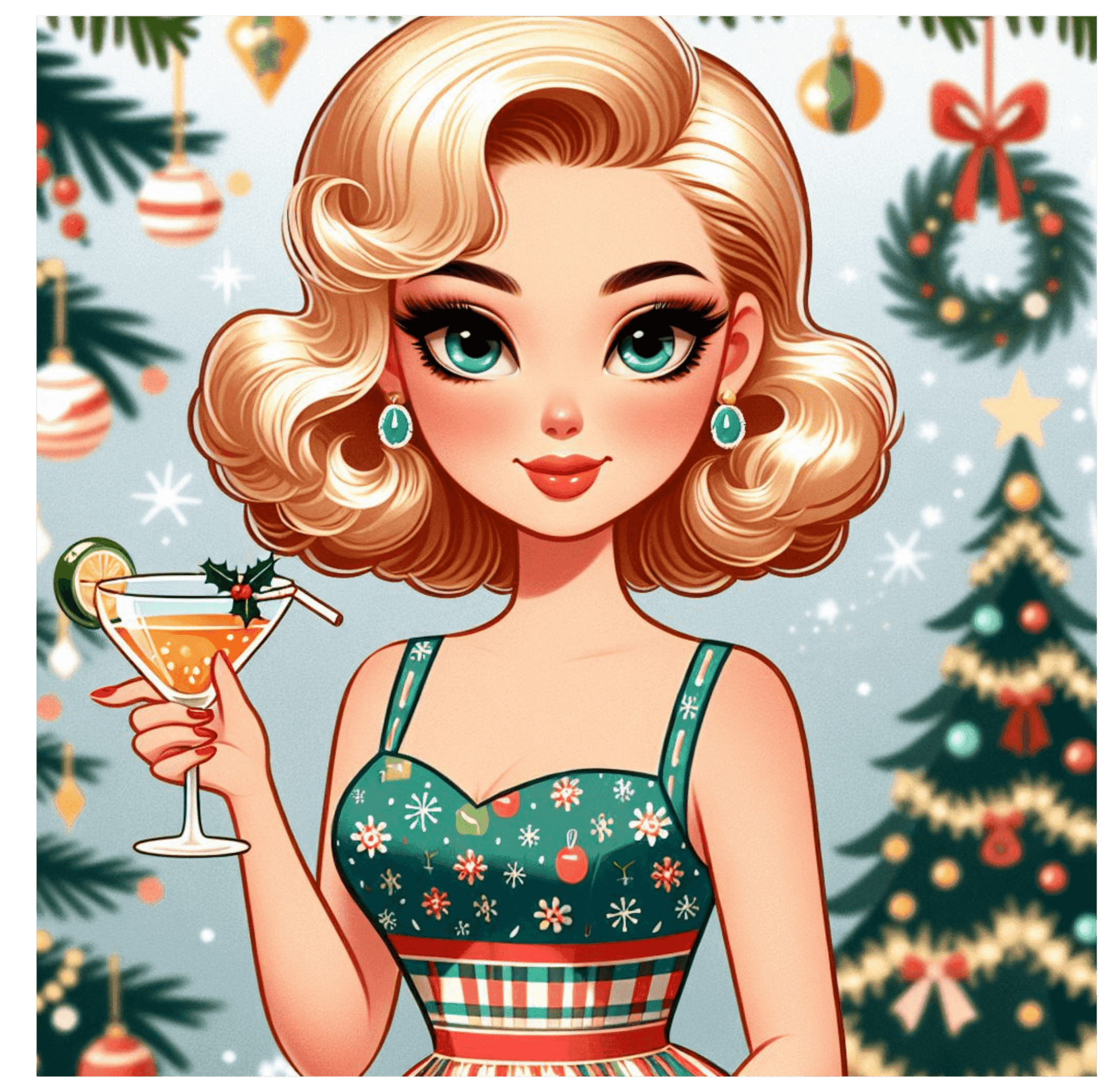Yuletide Babe - Women's Softstyle Tee - Whippie's