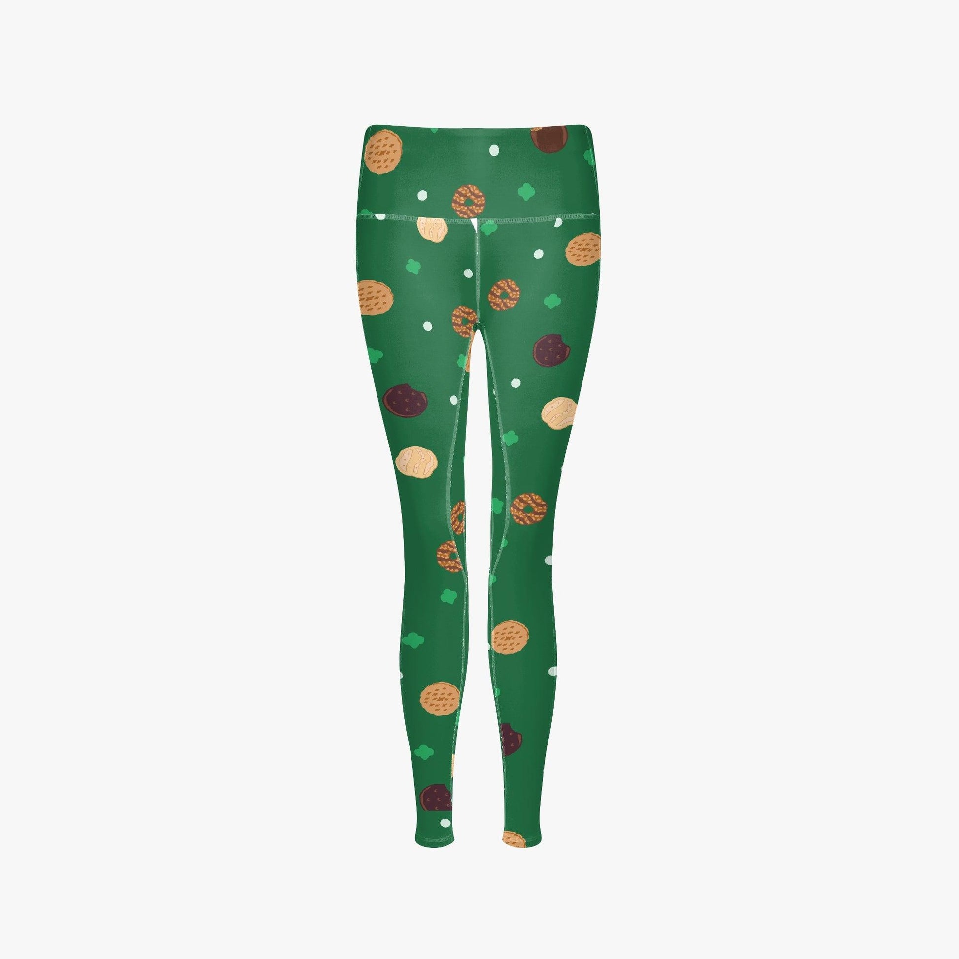 Girl Scout Cookie High-Rise Yoga Pants - 🍪 Fuel Your Cookie Sales with Comfort and Style! 🍪 - Whippie's