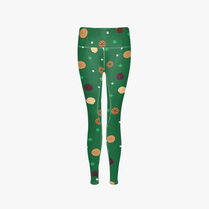 Girl Scout Cookie High-Rise Yoga Pants - 🍪 Fuel Your Cookie Sales with Comfort and Style! 🍪 - Whippie's