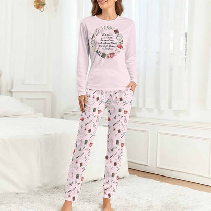"Slaying or Sleighing" True Crime Christmas Pajamas Set