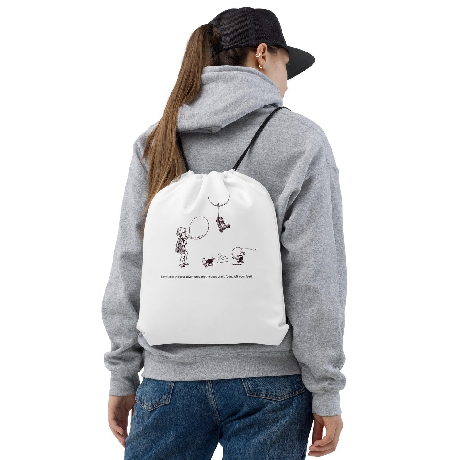 Classic Pooh - Balloons - Drawstring Bag - Whippie's