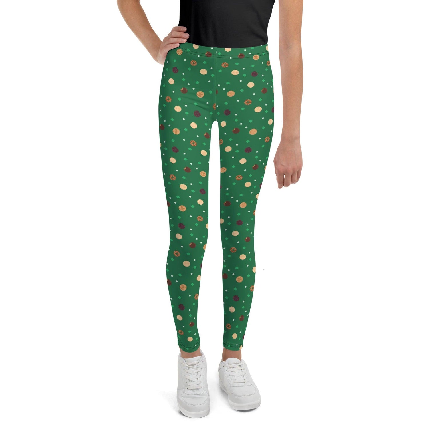 Girl Scout Cookie Youth Leggings - 🍪 Fuel Your Adventures with Sweet Style! 🍪 - Whippie's