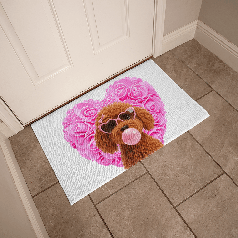 Doodle Love Welcome Mat - 💖 Cuteness Overload! Welcome Home! 💖 - Whippie's