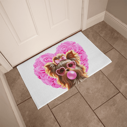 Yorkie Love Welcome Mat - 💖 Cuteness Overload! Welcome Home! 💖