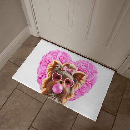 Yorkie Love Welcome Mat - 💖 Cuteness Overload! Welcome Home! 💖