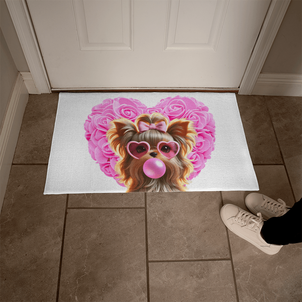 Yorkie Love Welcome Mat - 💖 Cuteness Overload! Welcome Home! 💖