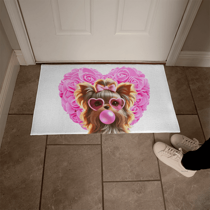 Yorkie Love Welcome Mat - 💖 Cuteness Overload! Welcome Home! 💖