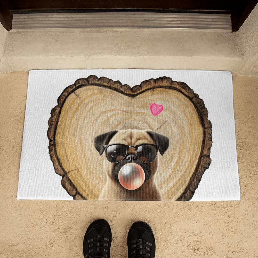 Pug Love Welcome Mat - 💖 Cuteness Overload! Welcome Home! 💖