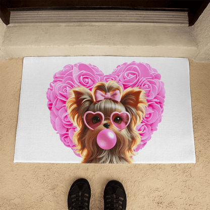 Yorkie Love Welcome Mat - 💖 Cuteness Overload! Welcome Home! 💖