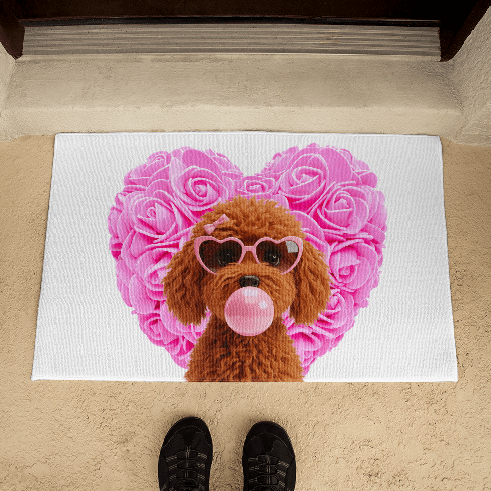 Doodle Love Welcome Mat - 💖 Cuteness Overload! Welcome Home! 💖