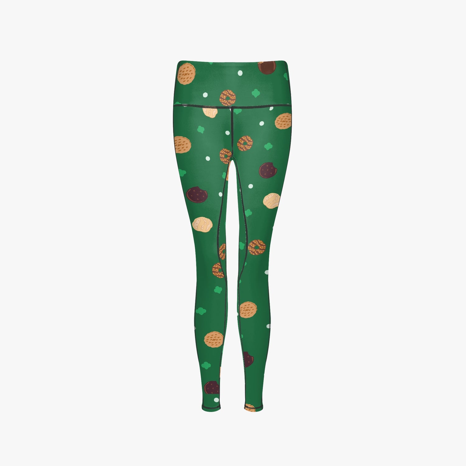 Girl Scout Cookie High-Rise Yoga Pants - 🍪 Fuel Your Cookie Sales with Comfort and Style! 🍪 - Whippie's