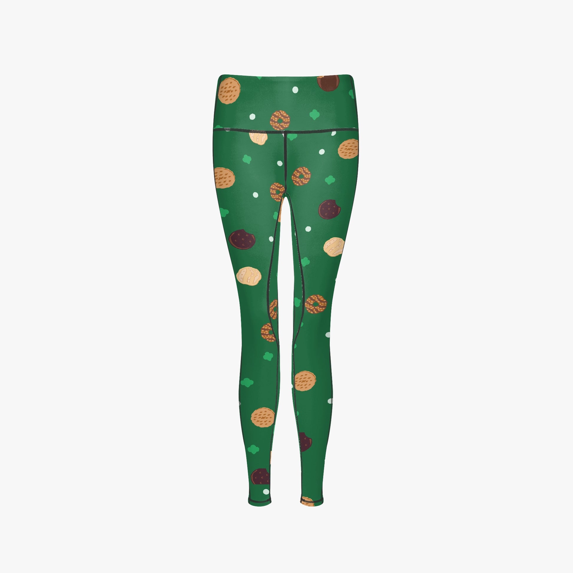 Girl Scout Cookie High-Rise Yoga Pants - 🍪 Fuel Your Cookie Sales with Comfort and Style! 🍪 - Whippie's