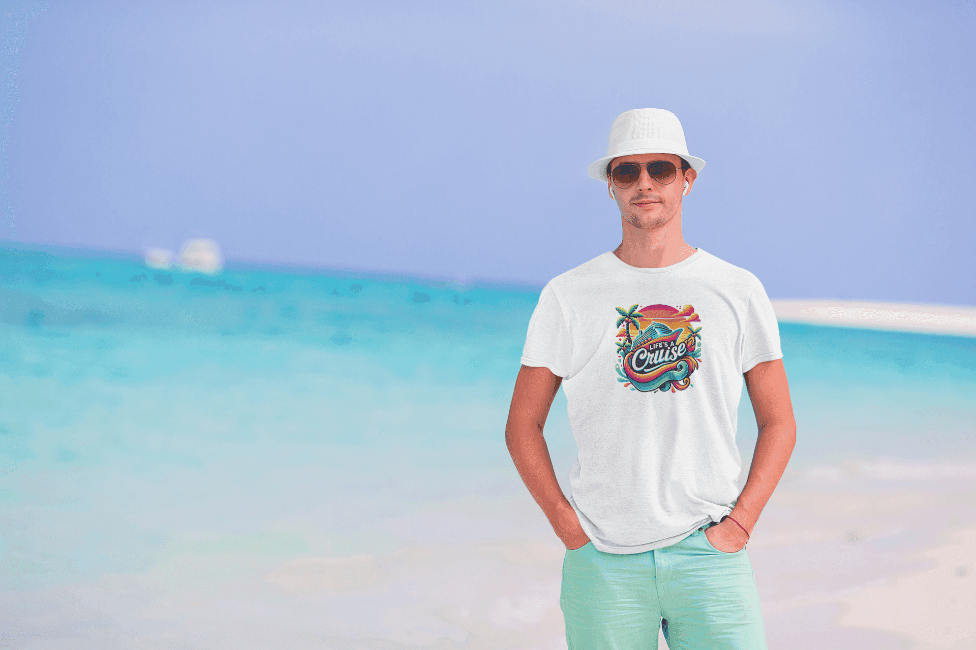 Life's a Cruise 🌊☀️🚢🌴 Unisex Tee - Whippie's