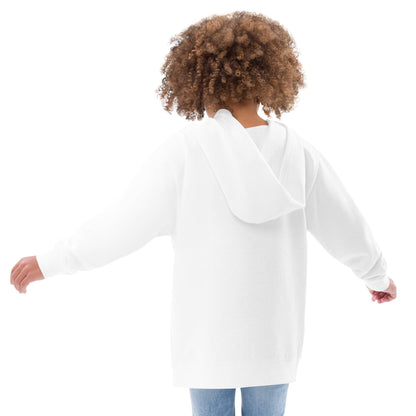 Too Cute to Spook Kids Fleece Hoodie - 👻💖 Stay Cozy and Spooky! 💖👻 - Whippie's