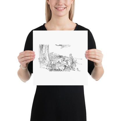 Classic Pooh - Picnic - Photo Poster - Whippie's