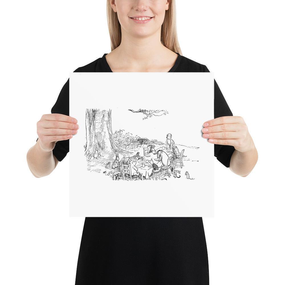 Classic Pooh - Picnic - Photo Poster - Whippie's