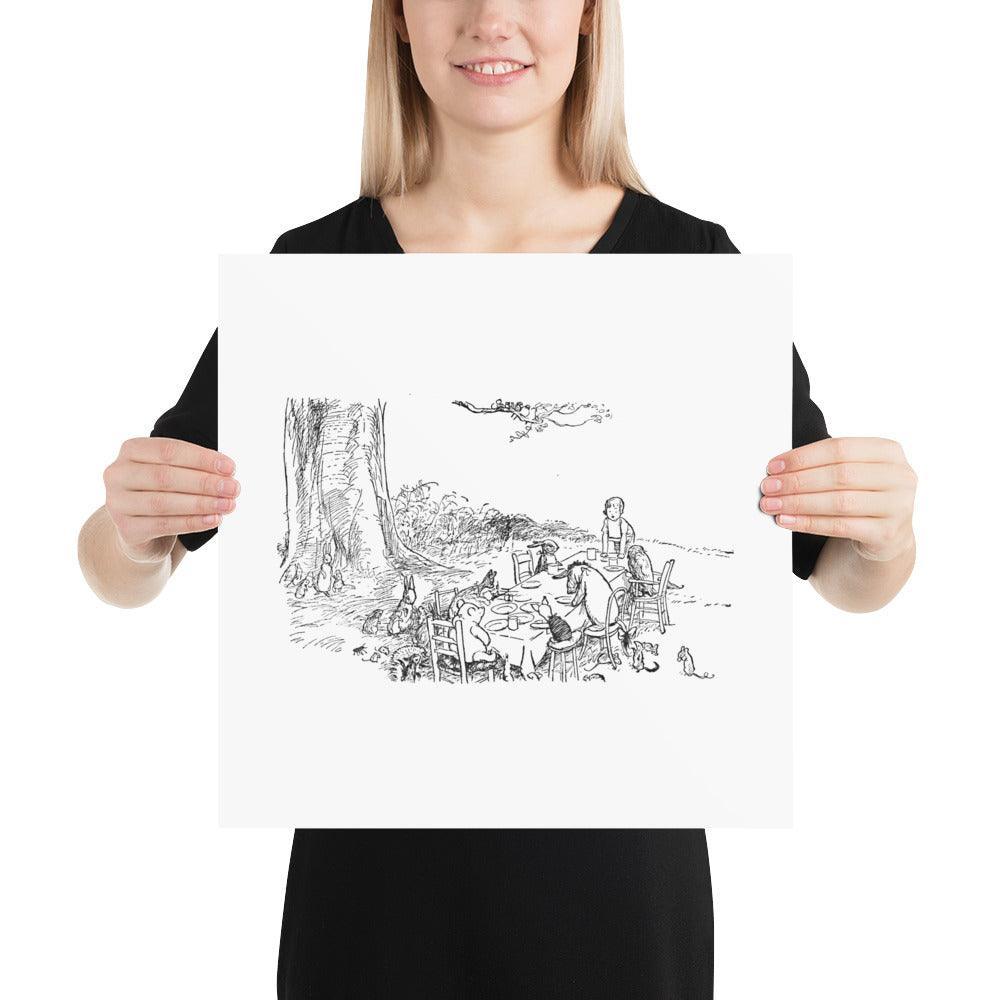 Classic Pooh - Picnic - Photo Poster - Whippie's