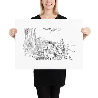Classic Pooh - Picnic - Photo Poster - Whippie's