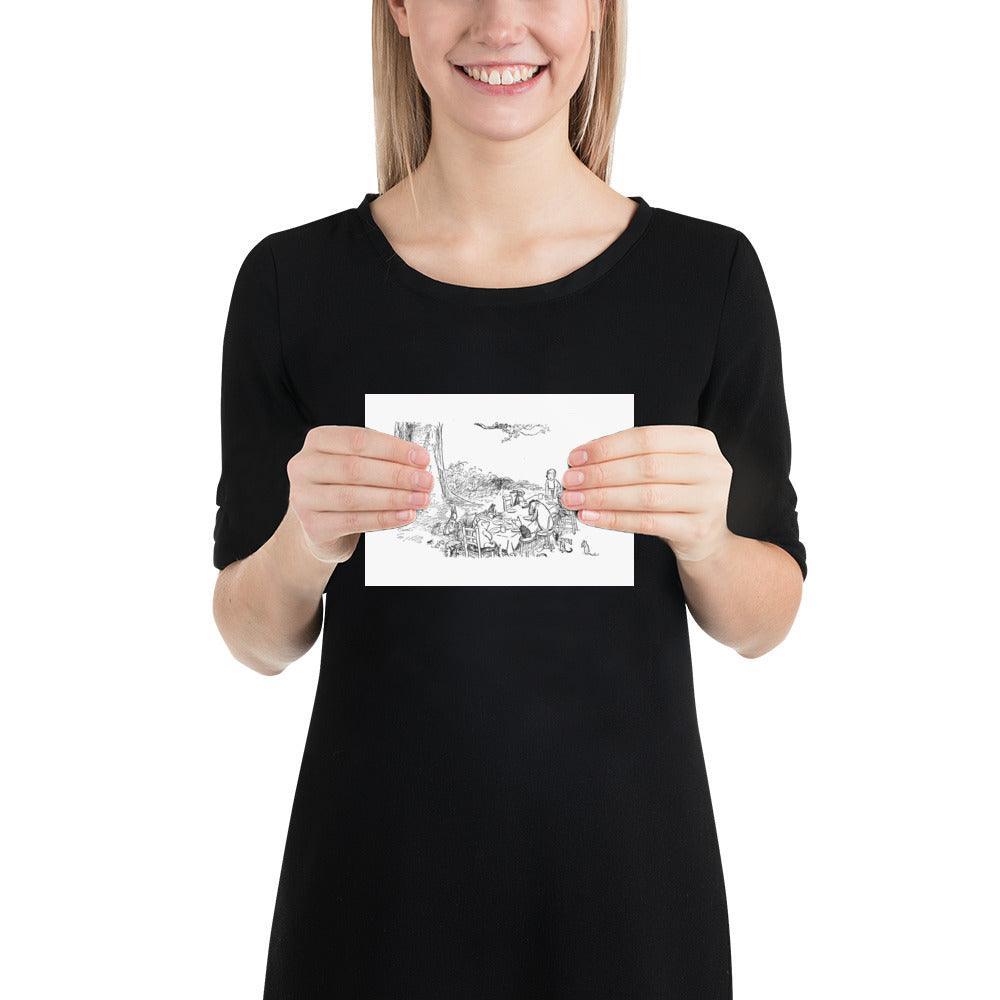 Classic Pooh - Picnic - Photo Poster - Whippie's