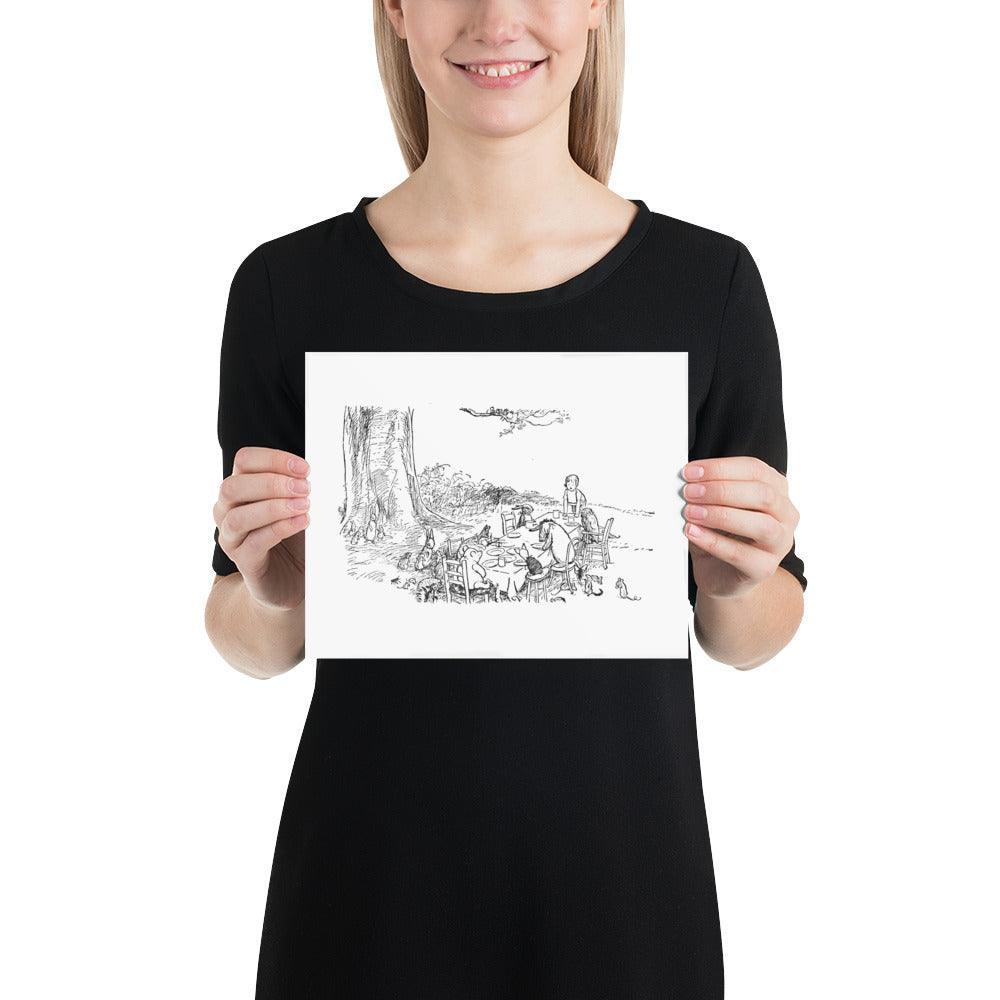 Classic Pooh - Picnic - Photo Poster - Whippie's