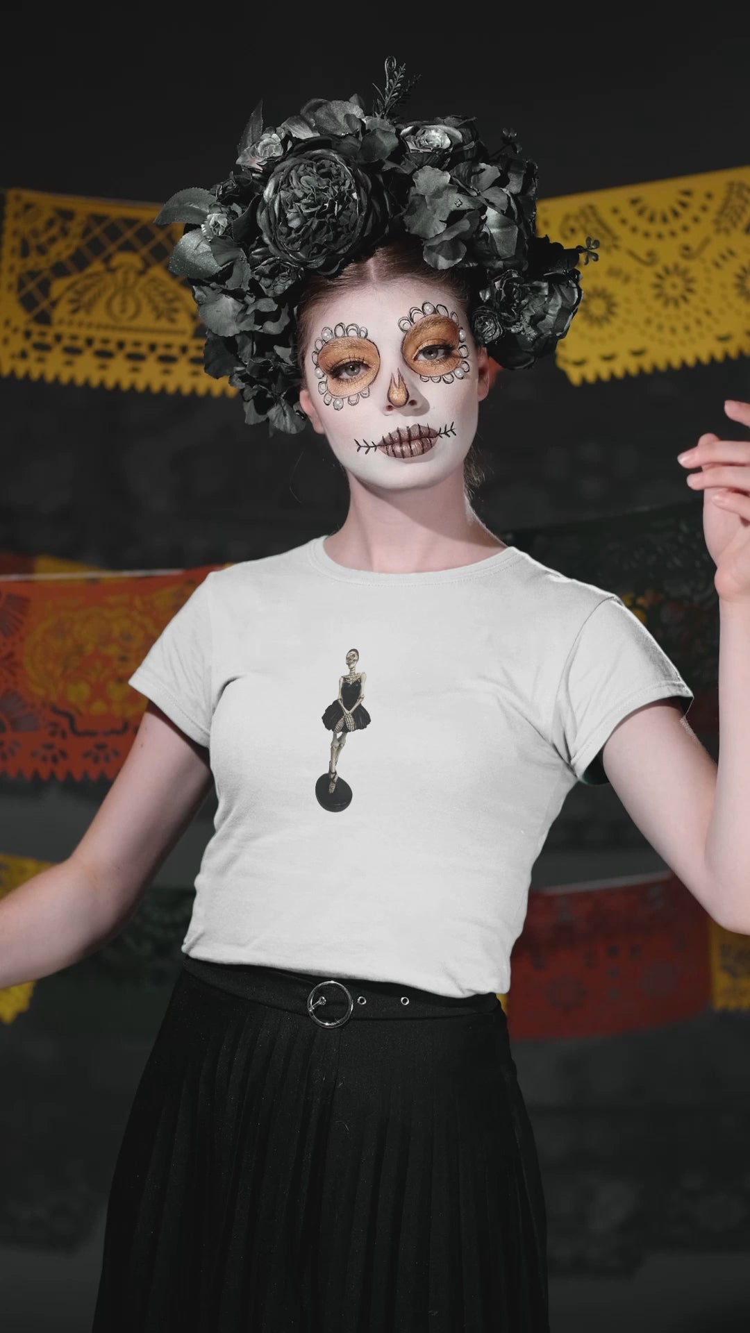 Ballerina Bones - Spooktacularly Stylish! ☠️🩰 - Women's Softstyle Tee