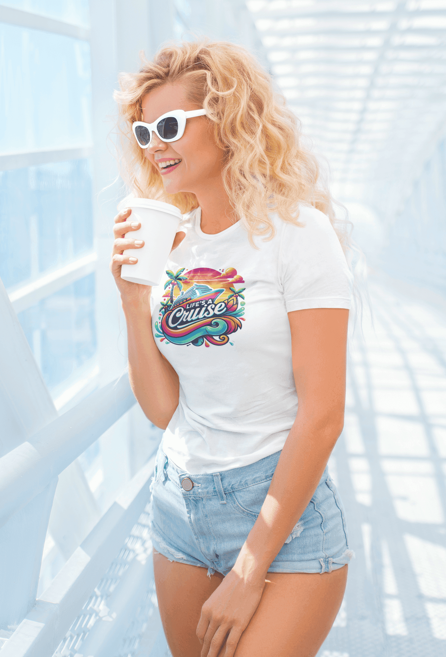 Life's a Cruise 🌊☀️🚢🌴 Unisex Tee - Whippie's