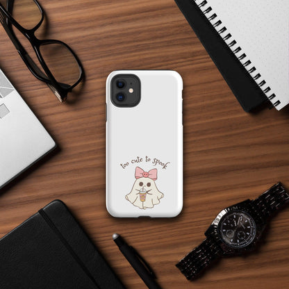 Too Cute to Spook Tough Case for iPhone® - 👻💖 Protect Your Phone with Spooky Cuteness! 💖👻 - Whippie's