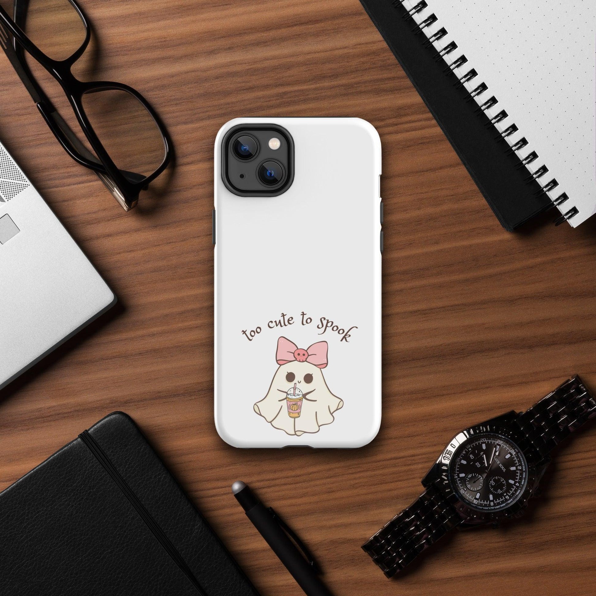 Too Cute to Spook Tough Case for iPhone® - 👻💖 Protect Your Phone with Spooky Cuteness! 💖👻 - Whippie's