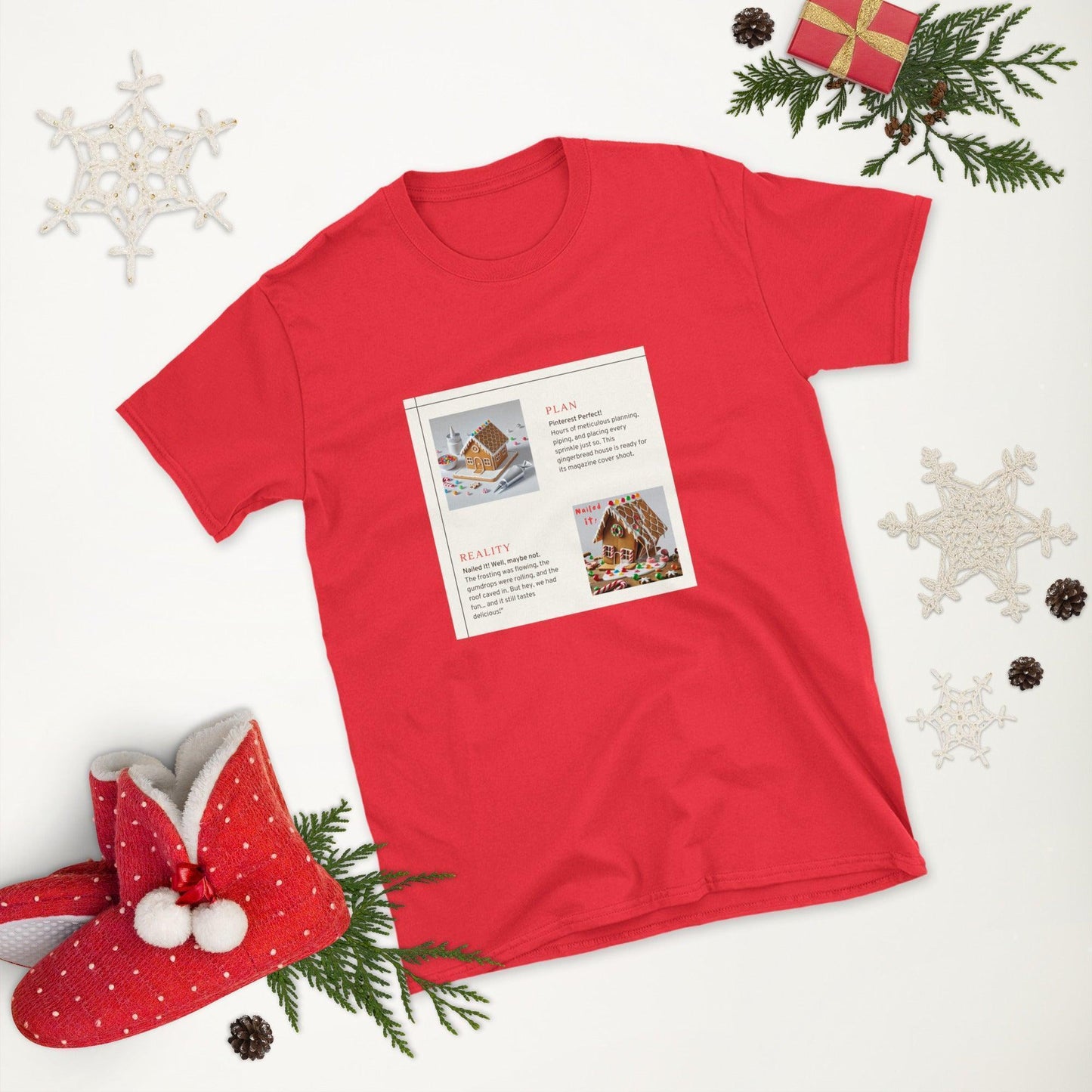 Nailed It! - Gingerbread House - Unisex T-Shirt - Whippie's