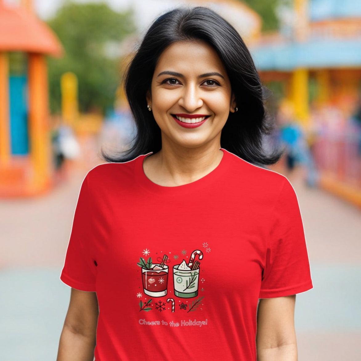 Cheers to the Holidays! Unisex T-Shirt - Whippie's