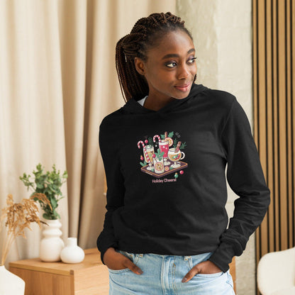 Holiday Cheers! - Hooded Long-sleeve Tee - Whippie's