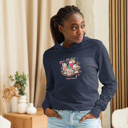 Holiday Cheers! - Hooded Long-sleeve Tee - Whippie's