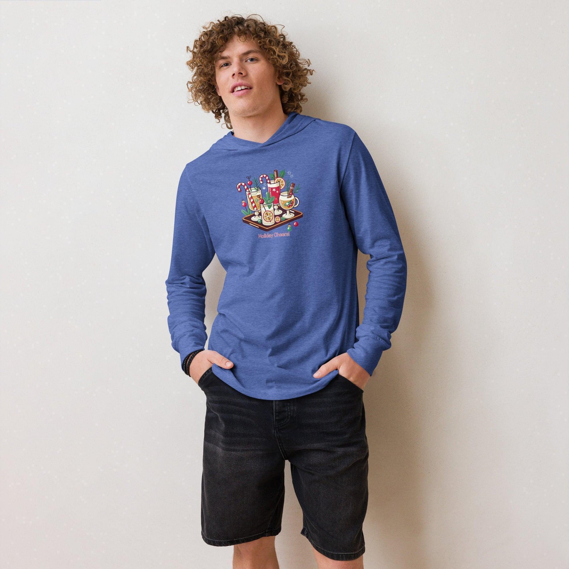 Holiday Cheers! - Hooded Long-sleeve Tee - Whippie's