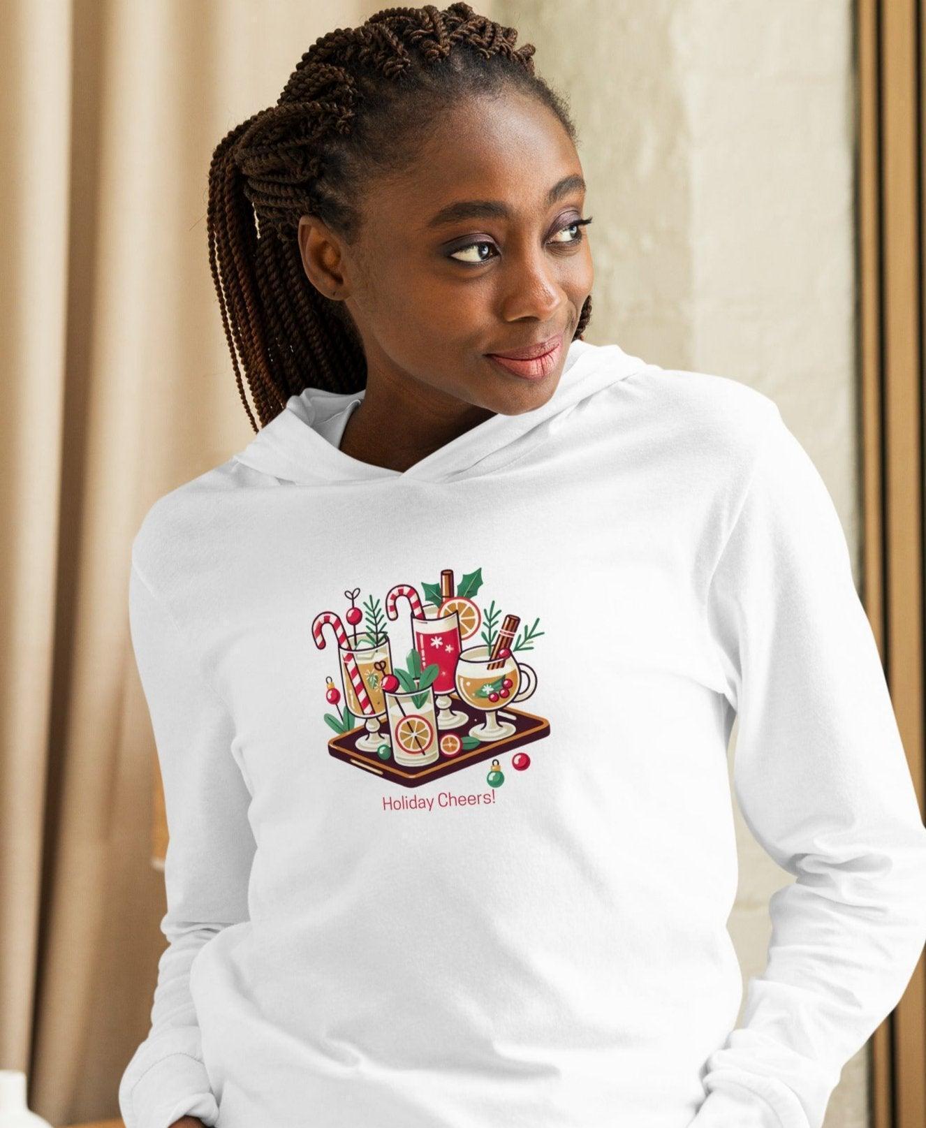 Holiday Cheers! - Hooded Long-sleeve Tee - Whippie's