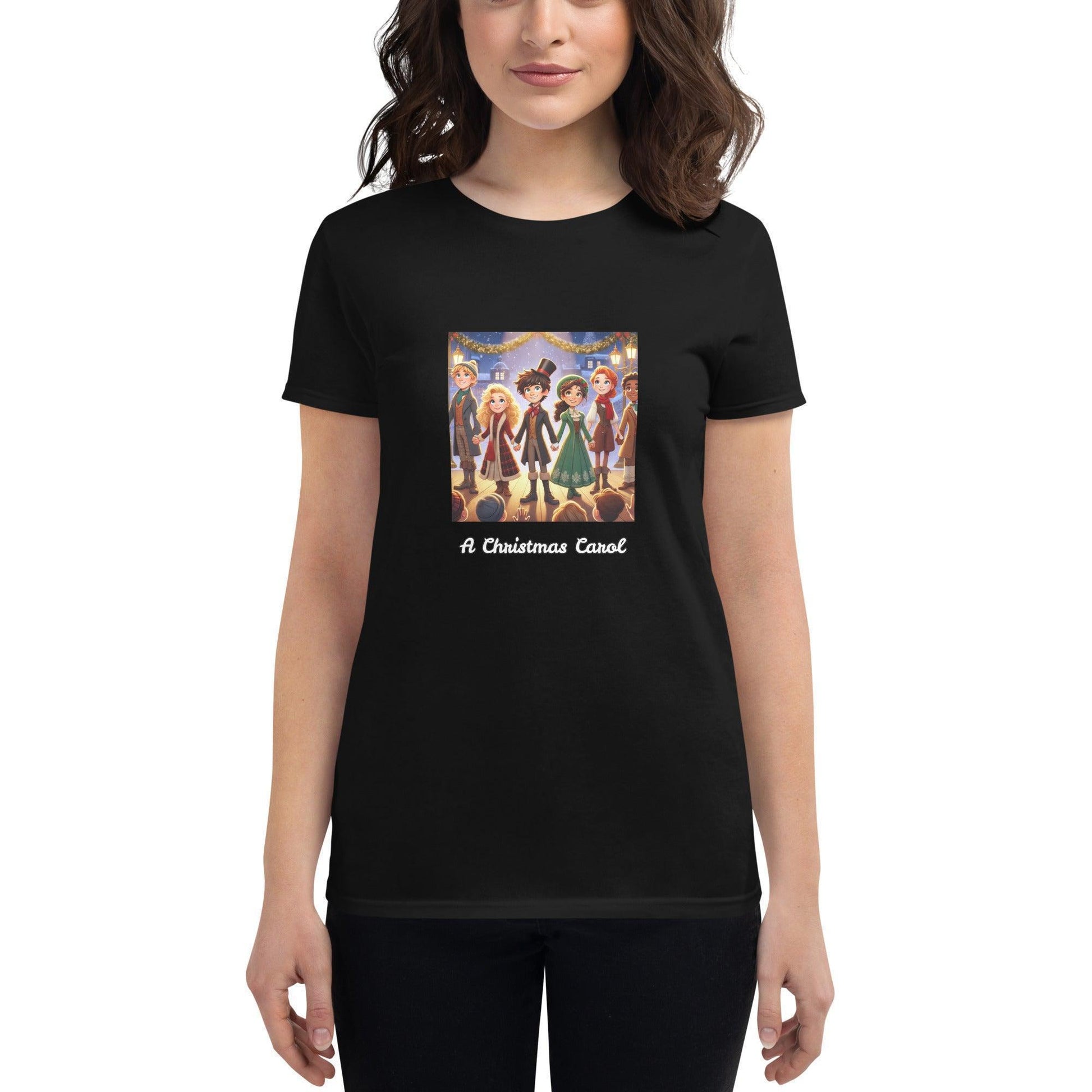 Christmas Carol Curtain Call - Women's short sleeve t-shirt - Whippie's