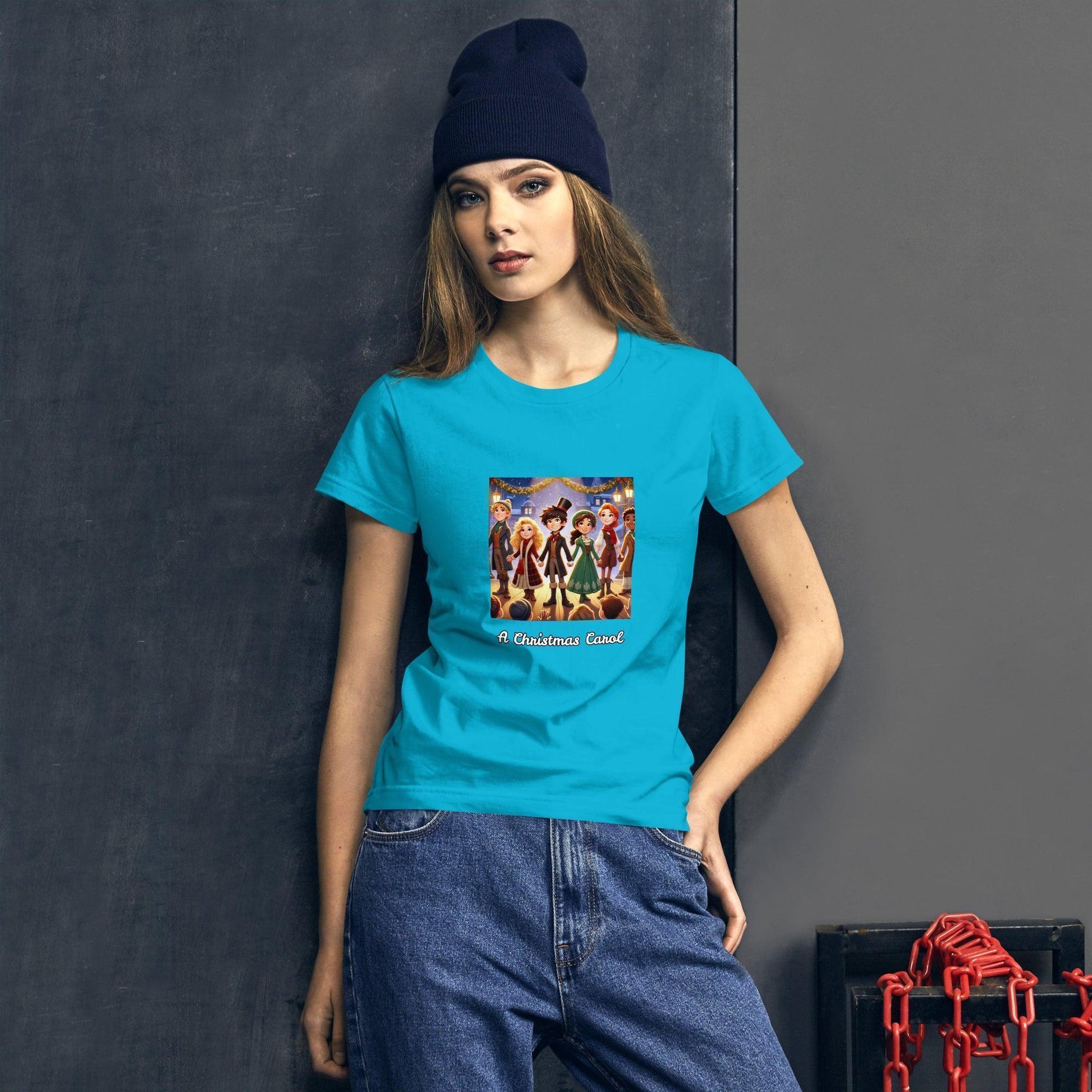 Christmas Carol Curtain Call - Women's short sleeve t-shirt - Whippie's