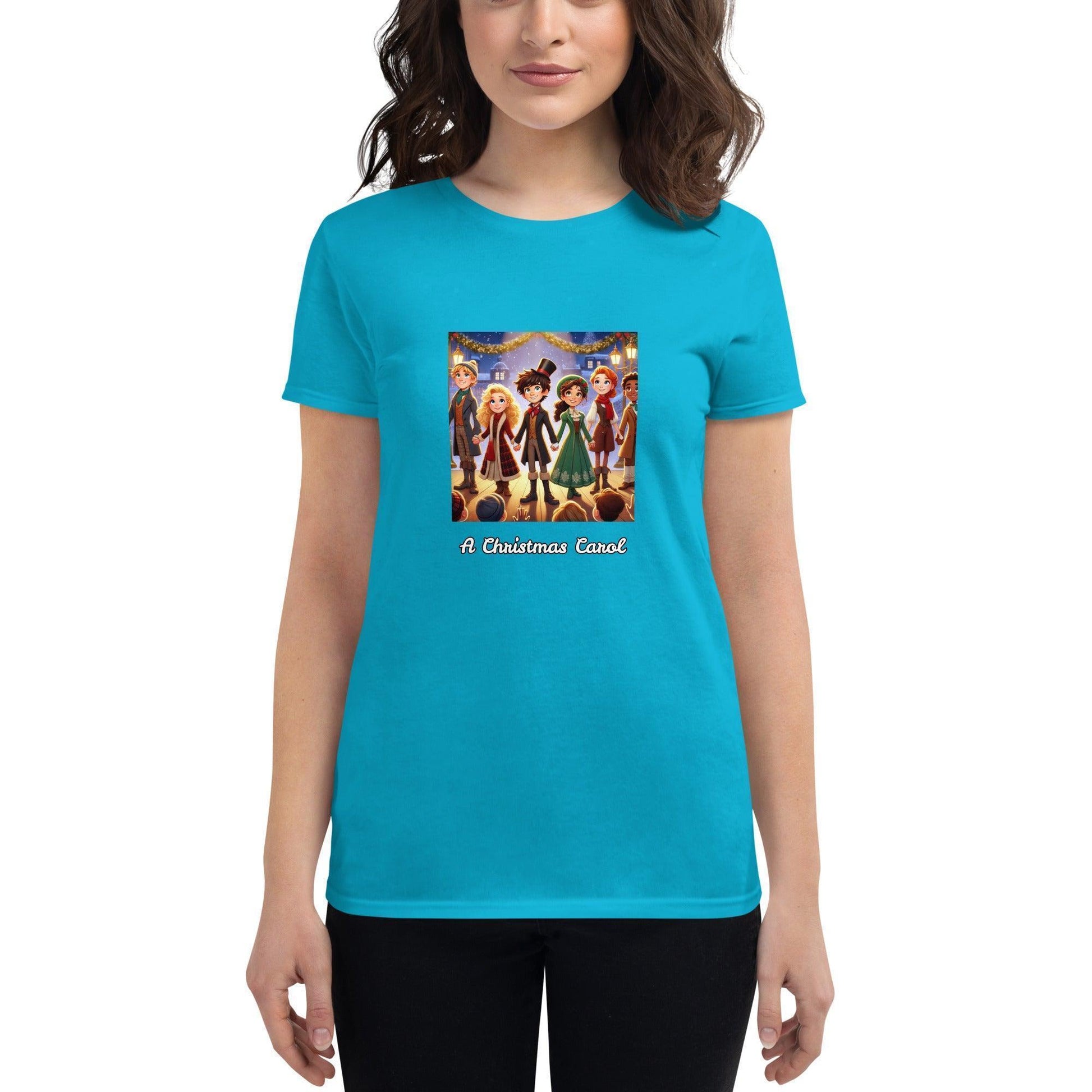 Christmas Carol Curtain Call - Women's short sleeve t-shirt - Whippie's