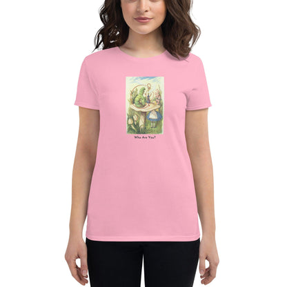 Alice in Wonderland - Who are You - Women's Short Sleeve T-shirt - Whippie's