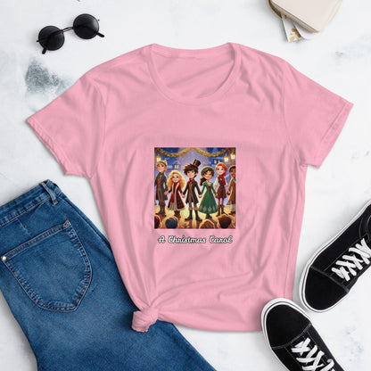 Christmas Carol Curtain Call - Women's short sleeve t-shirt - Whippie's