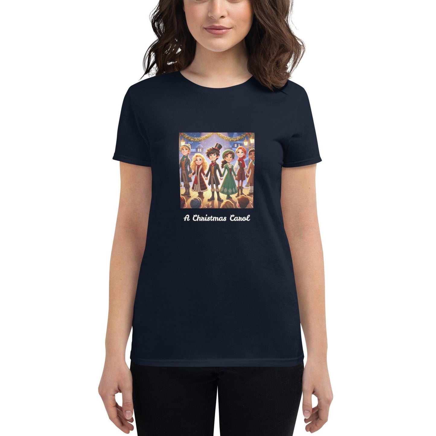 Christmas Carol Curtain Call - Women's short sleeve t-shirt - Whippie's