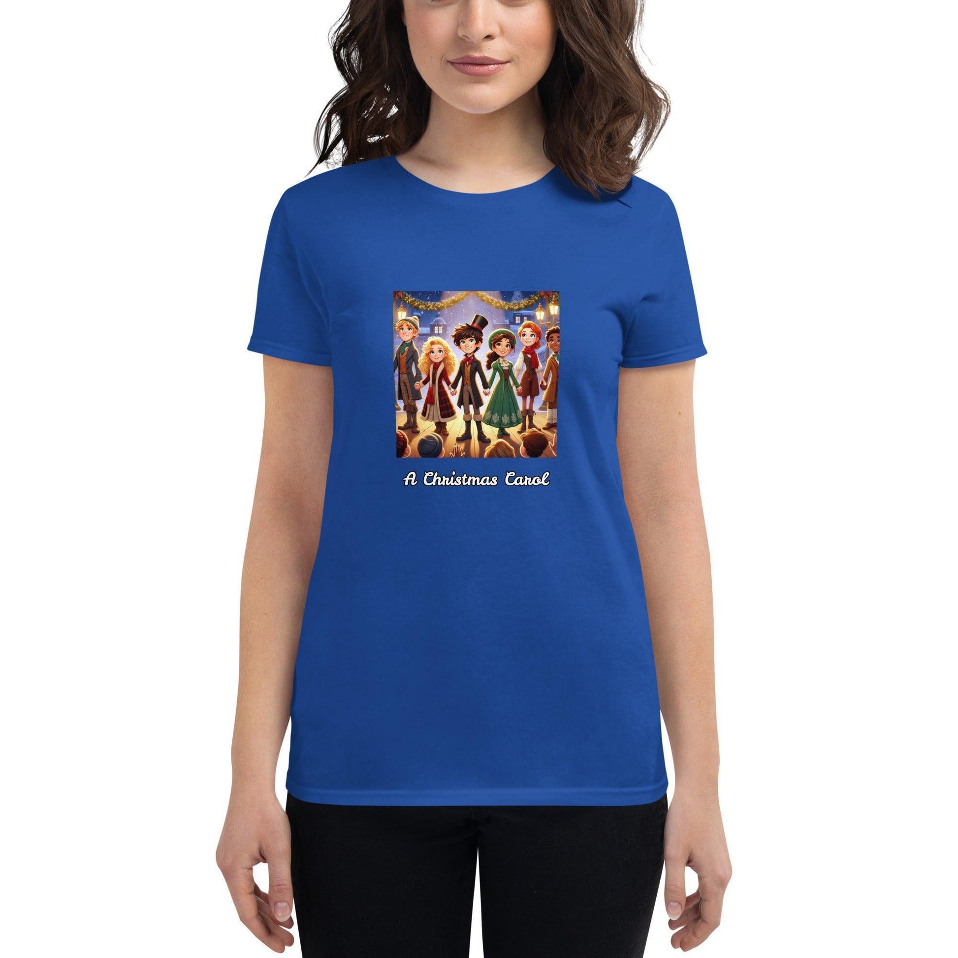 Christmas Carol Curtain Call - Women's short sleeve t-shirt - Whippie's
