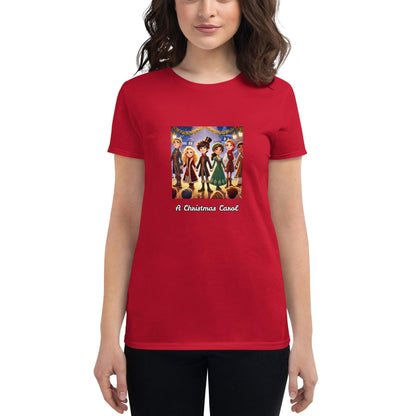 Christmas Carol Curtain Call - Women's short sleeve t-shirt - Whippie's