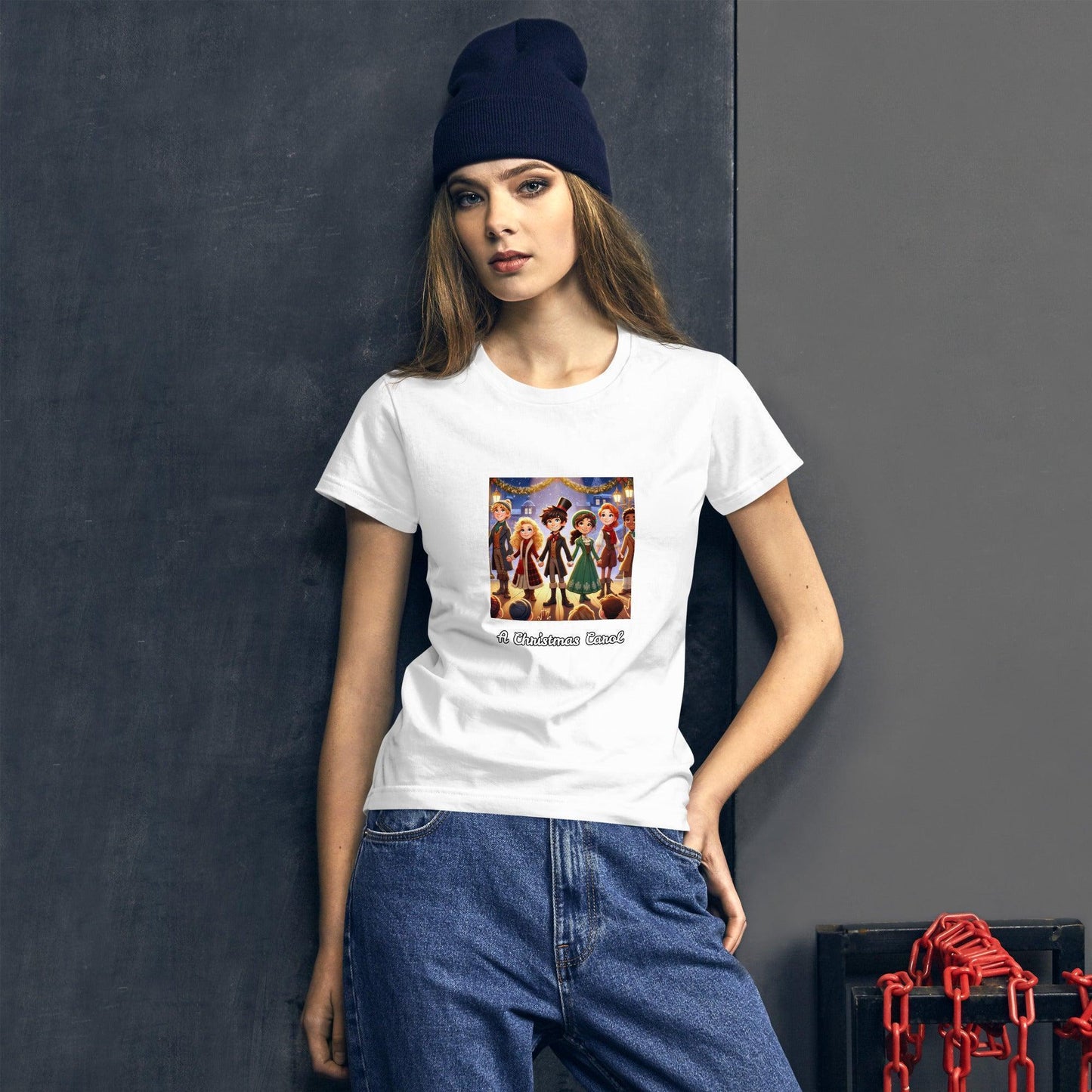 Christmas Carol Curtain Call - Women's short sleeve t-shirt - Whippie's