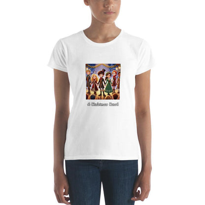 Christmas Carol Curtain Call - Women's short sleeve t-shirt - Whippie's