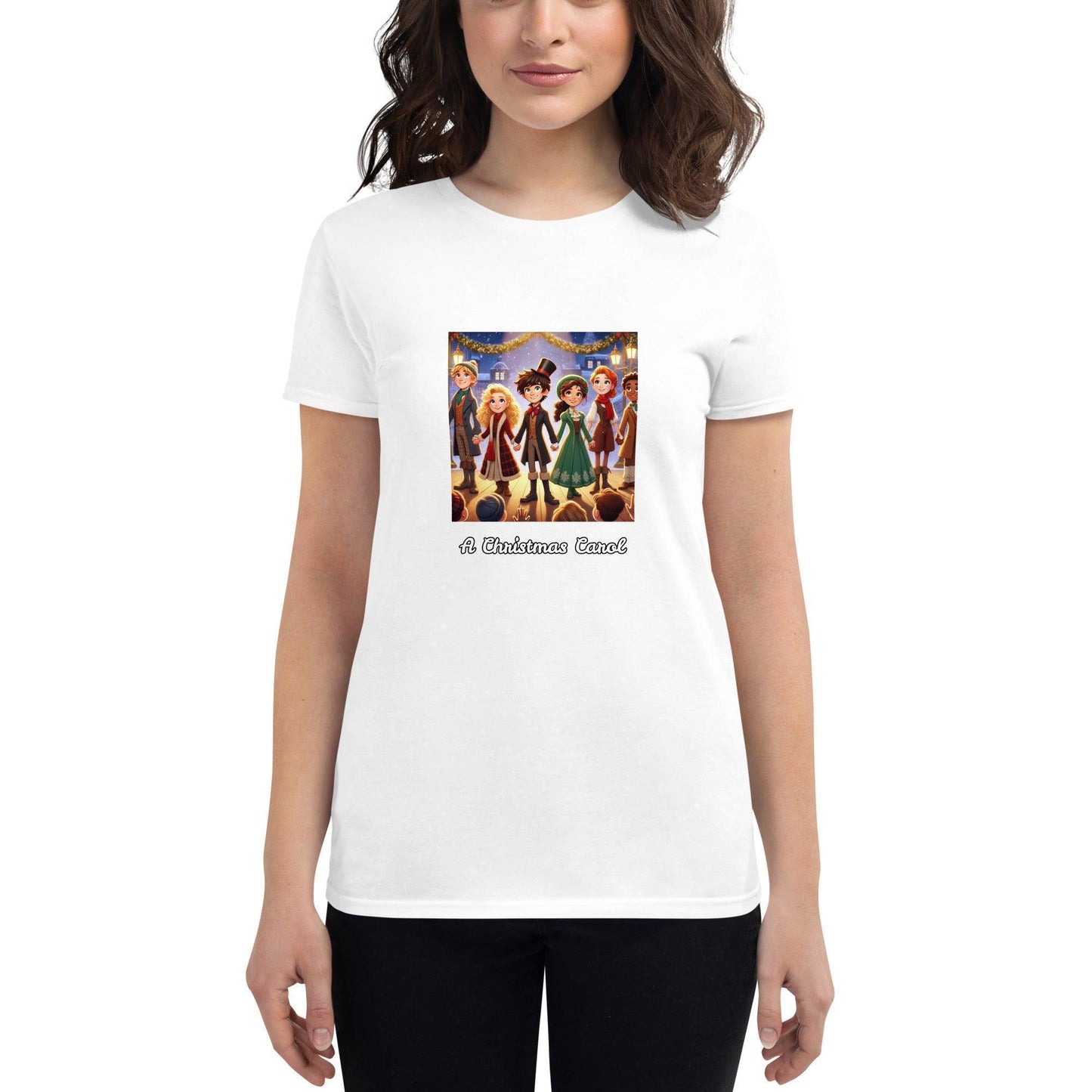 Christmas Carol Curtain Call - Women's short sleeve t-shirt - Whippie's