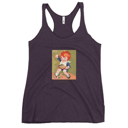 Nursery Rhyme - Little Jack Horner "Treat Yourself" - Women's Racerback Tank - Whippie's