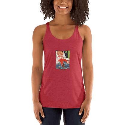 Nursery Rhyme - Deedle Deedle John - "Happy Nappy" Women's Racerback Tank - Whippie's