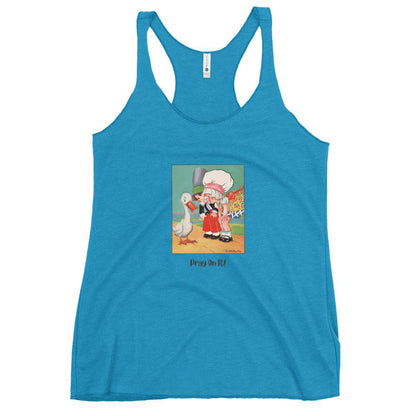 Nursery Rhyme - Goosey Goosey Gander "Pray on It" - Women's Racerback Tank - Whippie's