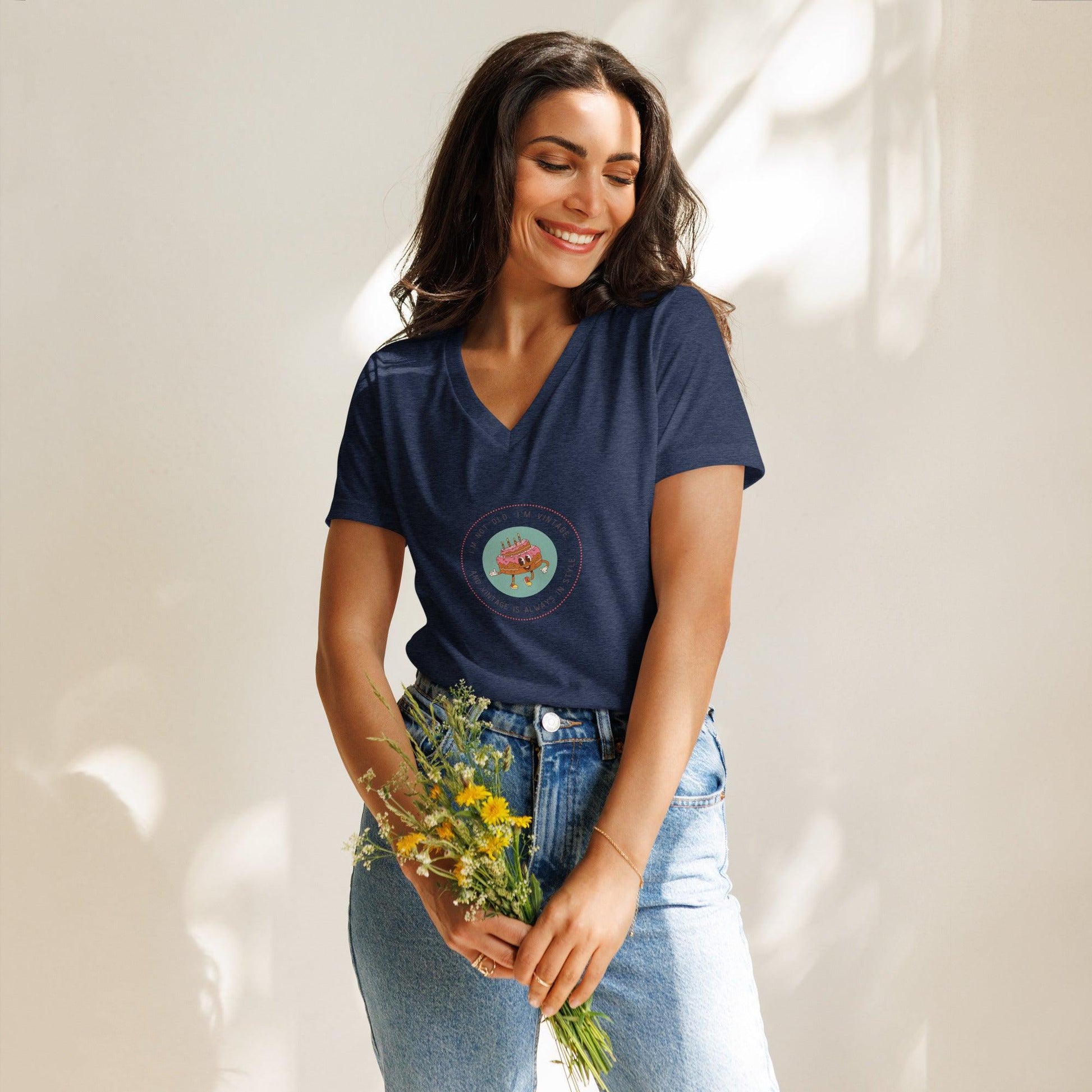 Birthday - Women’s V-neck T-shirt - Whippie's
