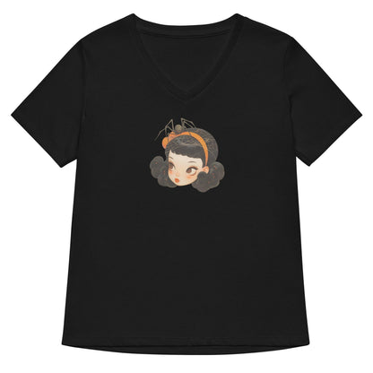 Vintage Boo-tique - Spooky Cute V-neck Tee - Whippie's